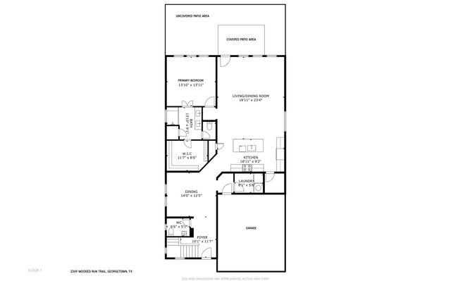 2309 Wooded Run TRL, Georgetown, TX 78628