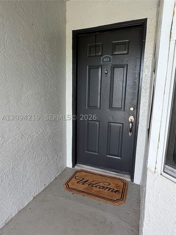 855 SW 113th Way 855, Pembroke Pines, FL 33025