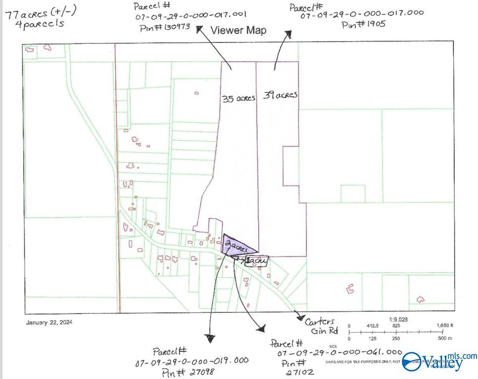 75.72 Acres Carters Gin Road, Toney, AL 35773