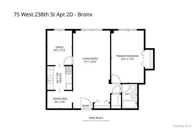 75 W 238th Street 2D, Bronx, NY 10463
