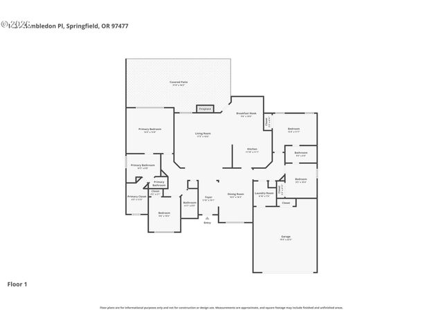 1424 WIMBLEDON Pl, Springfield, OR 97477