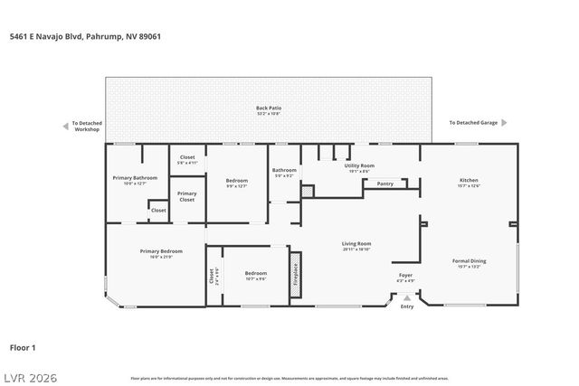 5461 Navajo Boulevard, Pahrump, NV 89061