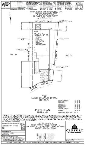 400 Long Branch Drive, Dayton, TX 77535