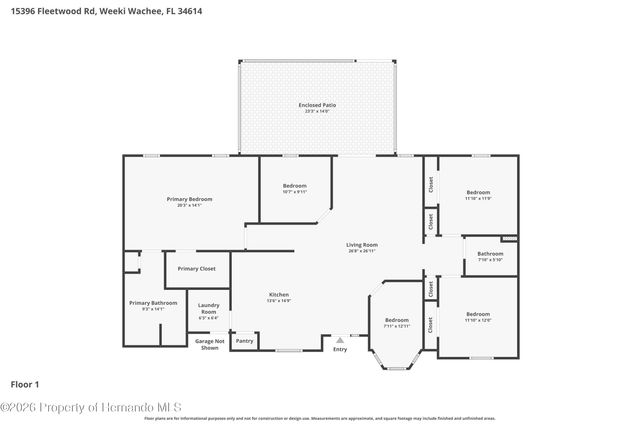 15396 Fleetwood Road, Brooksville, FL 34614