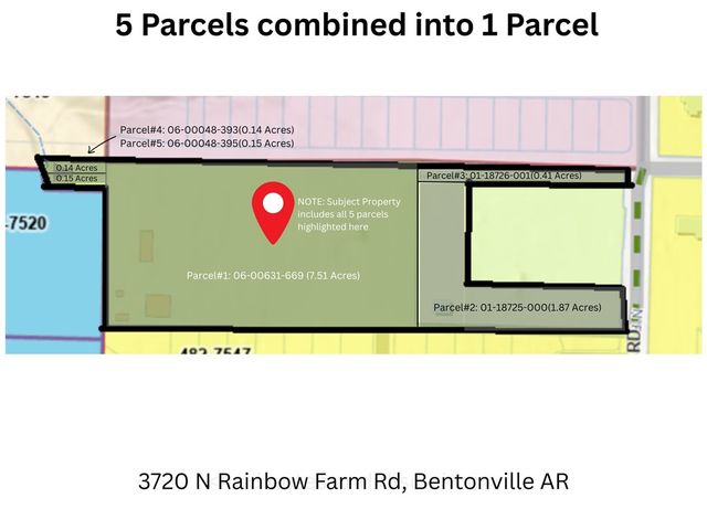 3810 & 3720 N Rainbow Farm Road, Bentonville, AR 72713