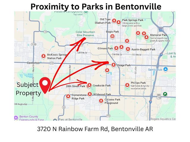 3810 & 3720 N Rainbow Farm Road, Bentonville, AR 72713