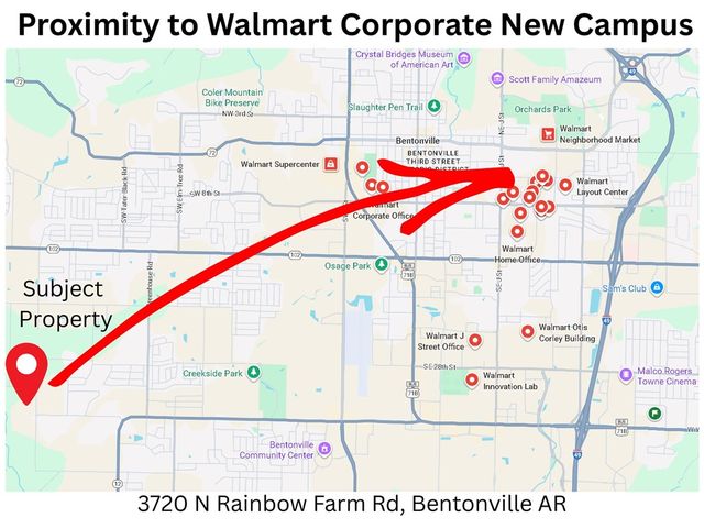 3810 & 3720 N Rainbow Farm Road, Bentonville, AR 72713