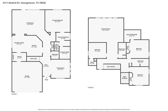 4711 Madrid DR, Georgetown, TX 78628