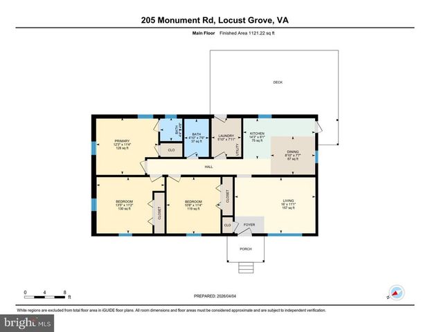 205 MONUMENT RD, Locust Grove, VA 22508