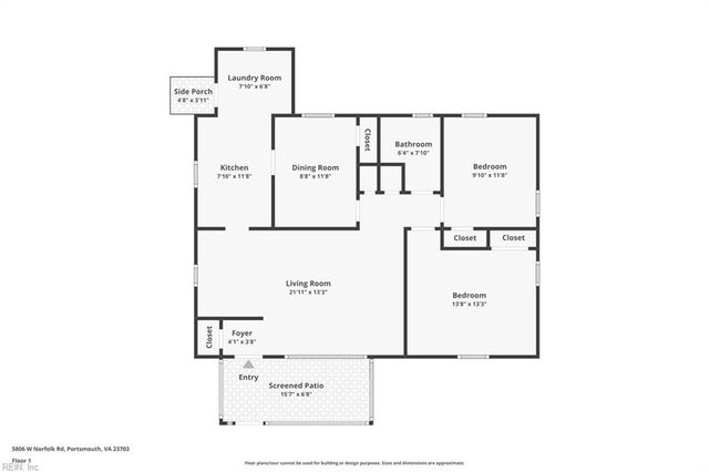 5806 W Norfolk RD, Portsmouth, VA 23703
