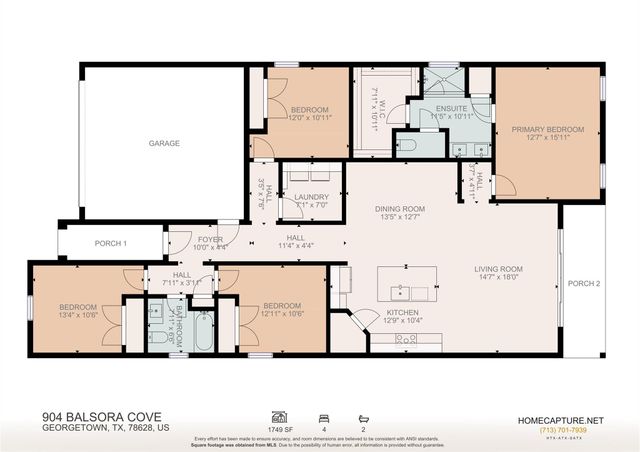 904 Balsora CV, Georgetown, TX 78628