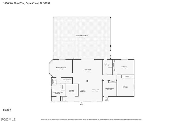 1006 SW 22nd TER, Cape Coral, FL 33991