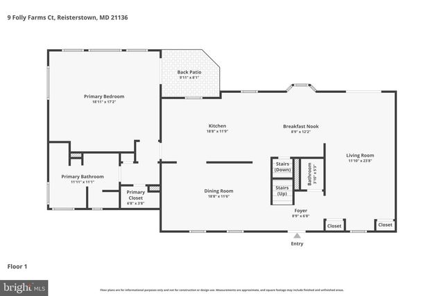 9 FOLLY FARMS CT, Reisterstown, MD 21136
