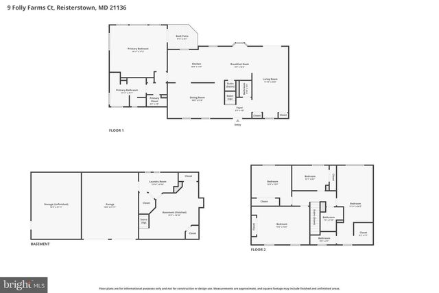 9 FOLLY FARMS CT, Reisterstown, MD 21136