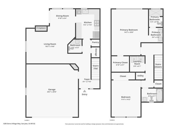 1205 Sierra Village Way, San Jose, CA 95132