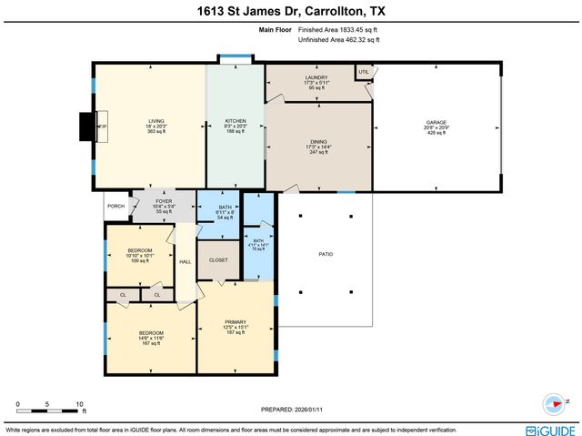 1613 Saint James Drive, Carrollton, TX 75007