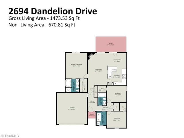 2694 Dandelion Drive, High Point, NC 27265