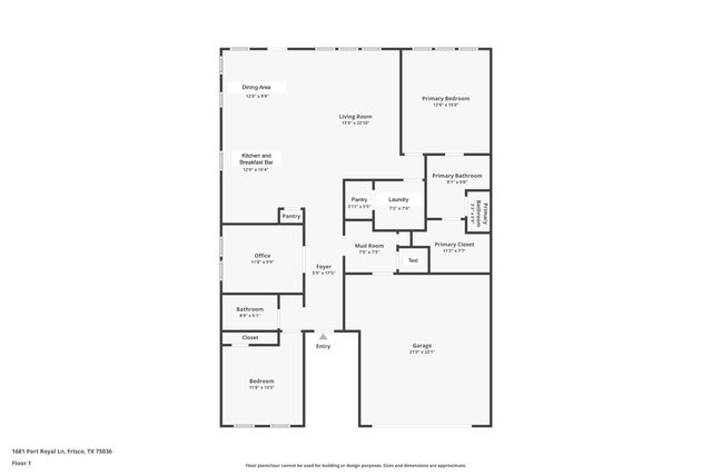 1681 Port Royal Lane, Frisco, TX 75036