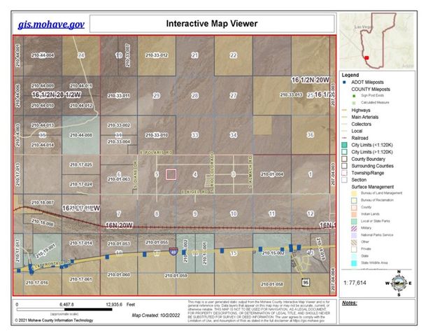 600 South of Vega Road, Topock, AZ 86436