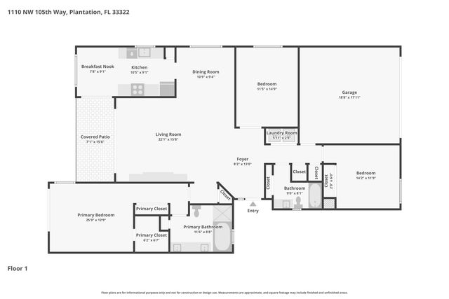 1110 NW 105th Way, Plantation, FL 33322