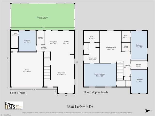 2938 Lashmit Drive, Winston-salem, NC 27103