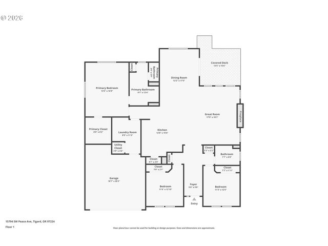15794 Sw PEACE Ave, Portland, OR 97224