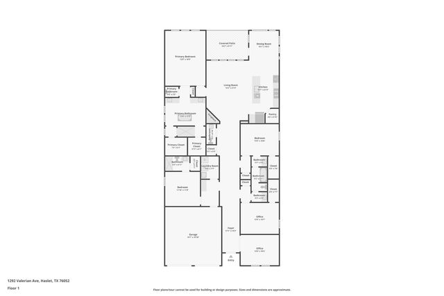 1292 Valerian Avenue, Haslet, TX 76052