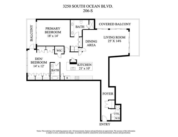 3250 S Ocean Boulevard 206s, Palm Beach, FL 33480