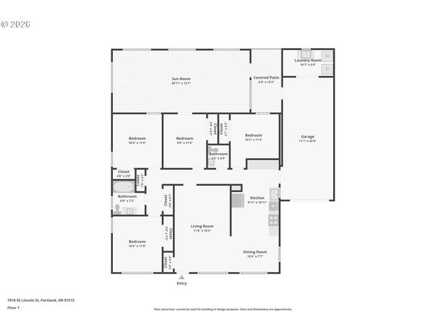 7918 Se LINCOLN St, Portland, OR 97215
