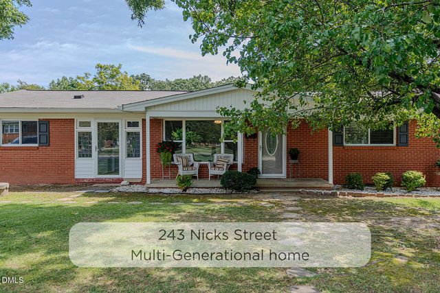 243 Nicks Street, Graham, NC 27253