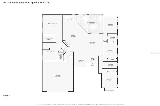 1641 GOLFSIDE VILLAGE BOULEVARD, Apopka, FL 32712