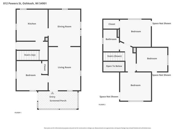 812 POWERS STREET, Oshkosh, WI 54901