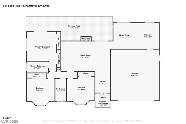881 Lone Pine Road, Pahrump, NV 89048