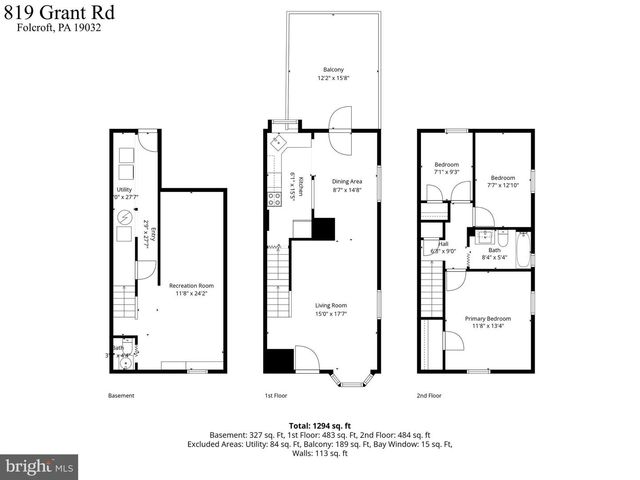 819 GRANT RD, Folcroft, PA 19032