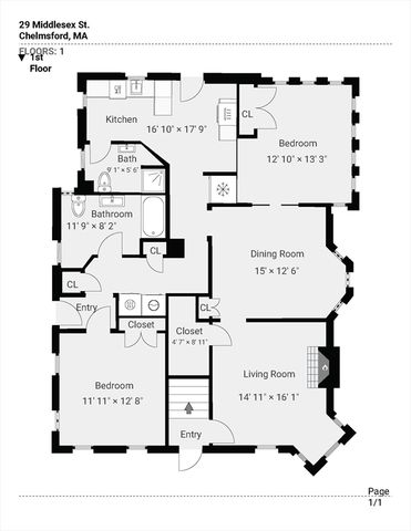 29-31 Middlesex St 1, Chelmsford, MA 01863