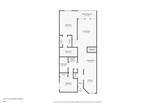 1 Laurel 102, San Carlos, CA 94070