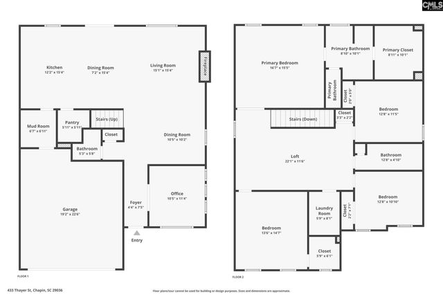 433 Thayer St, Chapin, SC 29036