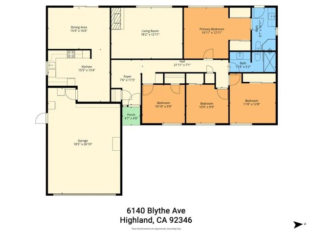 6140 Blythe Avenue, Highland, CA 92346