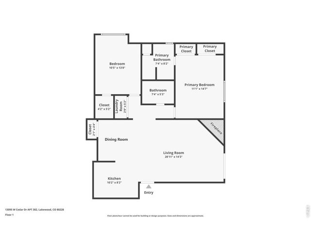 13095 W Cedar Dr 302, Lakewood, CO 80228