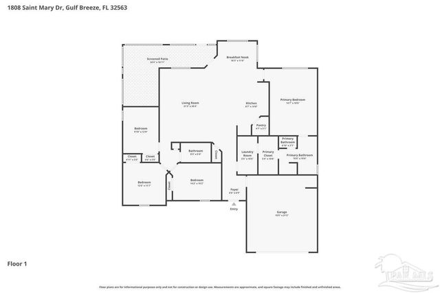 1808 St Mary Dr, Gulf Breeze, FL 32563