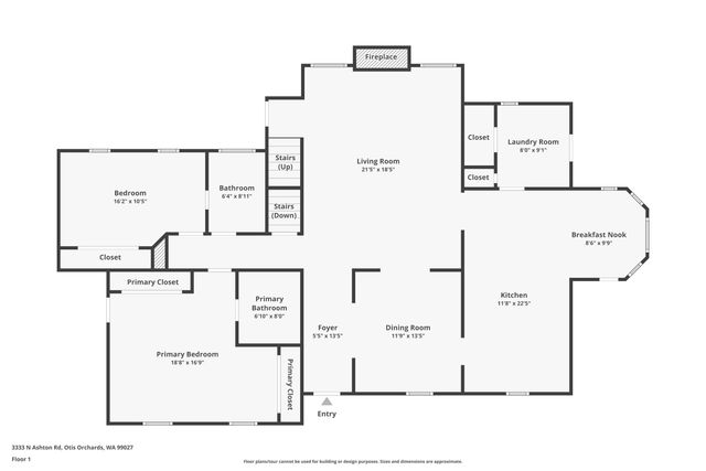 3333 N Ashton Rd, Otis Orchards, WA 99027