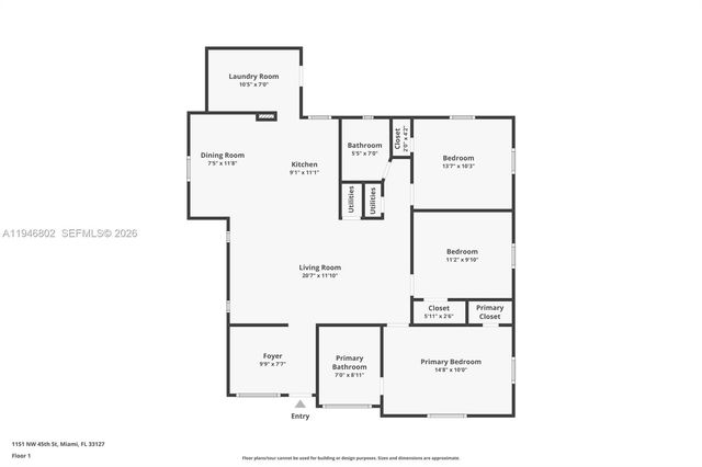 1151 NW 45th St, Miami, FL 33127