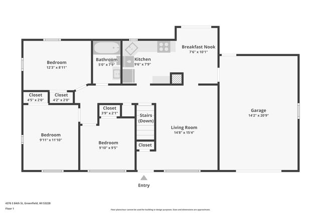 4376 S 84th STREET, Greenfield, WI 53228