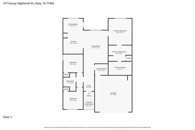 417 Sunny Highlands Drive, Katy, TX 77493