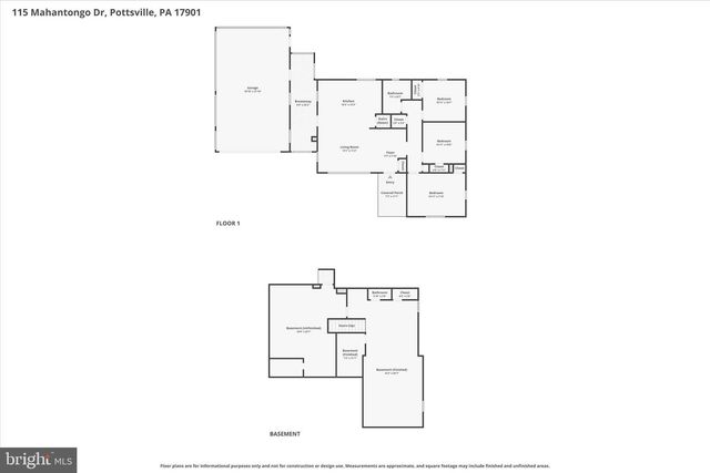 115 MAHANTONGO DR, Pottsville, PA 17901