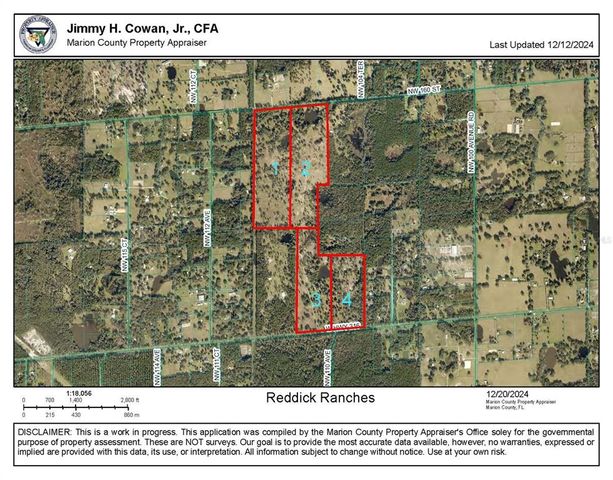 TBD NW 160TH STREET, Reddick, FL 32686