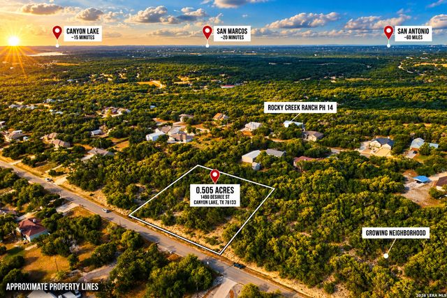 1490 DESIREE ST, Canyon Lake, TX 78133