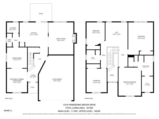 12519 Wandering Brook Drive, Charlotte, NC 28273