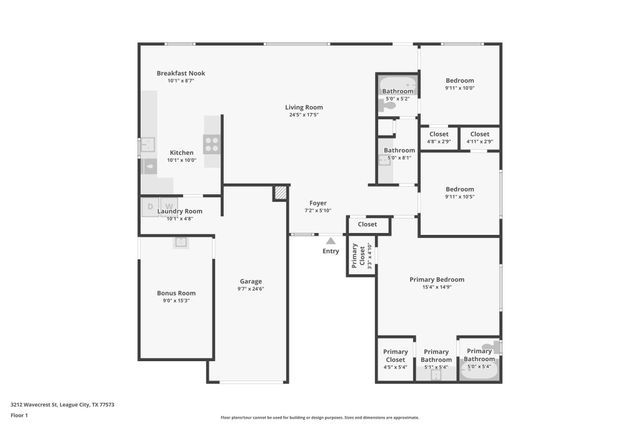 3212 Wavecrest Street, League City, TX 77573