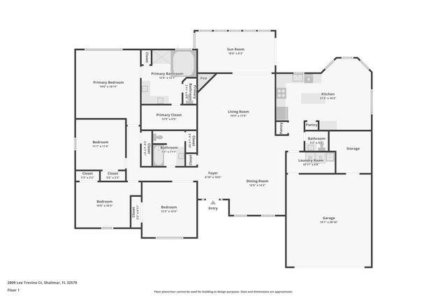 2809 Lee Trevino Court, Shalimar, FL 32579